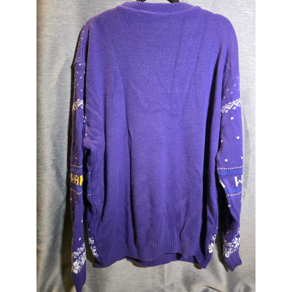 Numskull Christmas Ugly Sweater Pac-Man Purple Size 3XL Unique WAKA - Picture 9 of 9